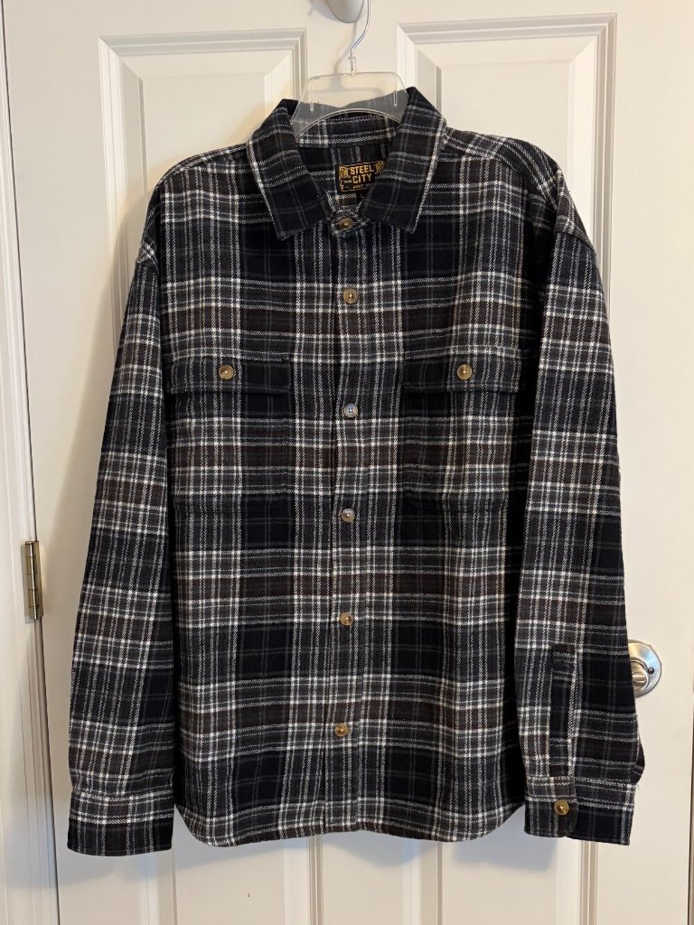 New Steel City Heavyweight Flannel Size L